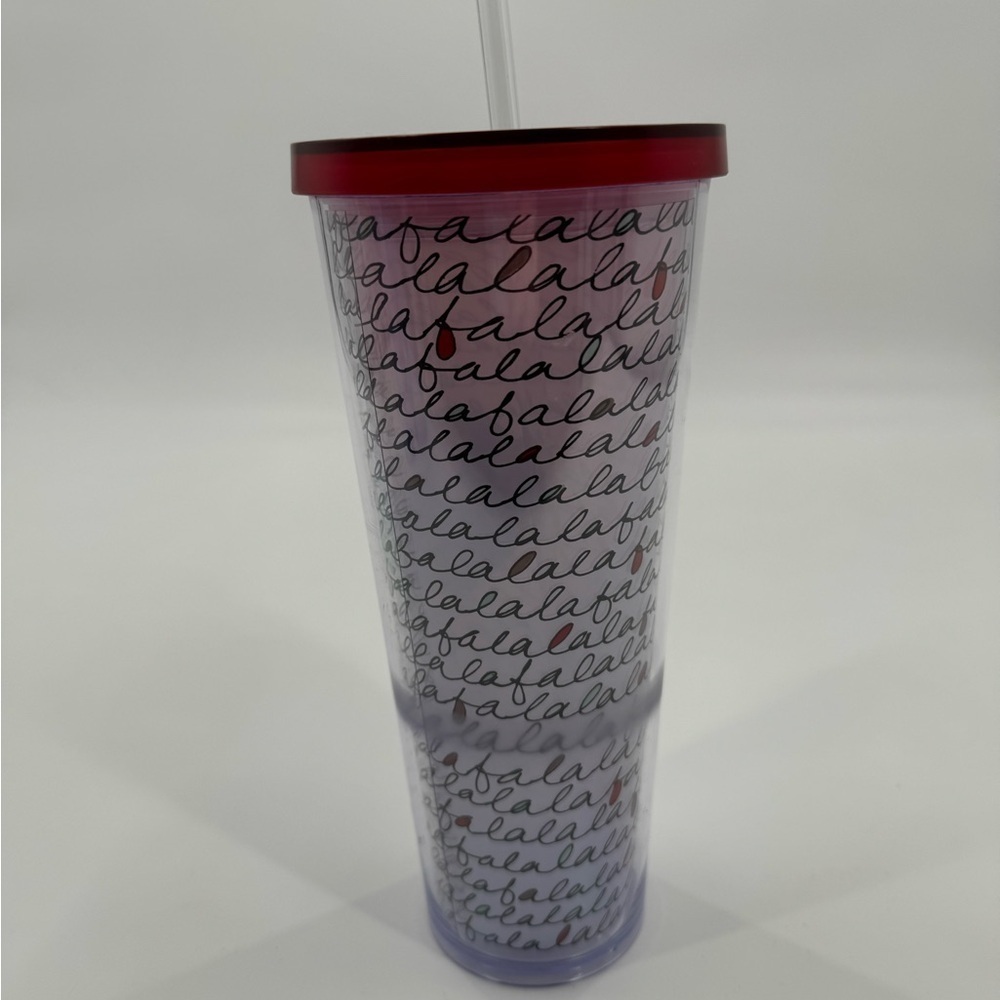 Starbucks 2016 fa la la cold venti cup new straw - Picture 3 of 11